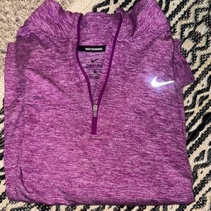 Nike Dri-FIT Purple Half-Zip Pullover